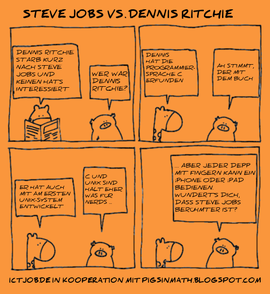 Steve Jobs vs. Dennis Ritchie